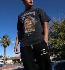 Aztec Warrior Graphic Tee Black