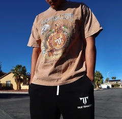 Aztec Warrior Graphic Tee Sandy