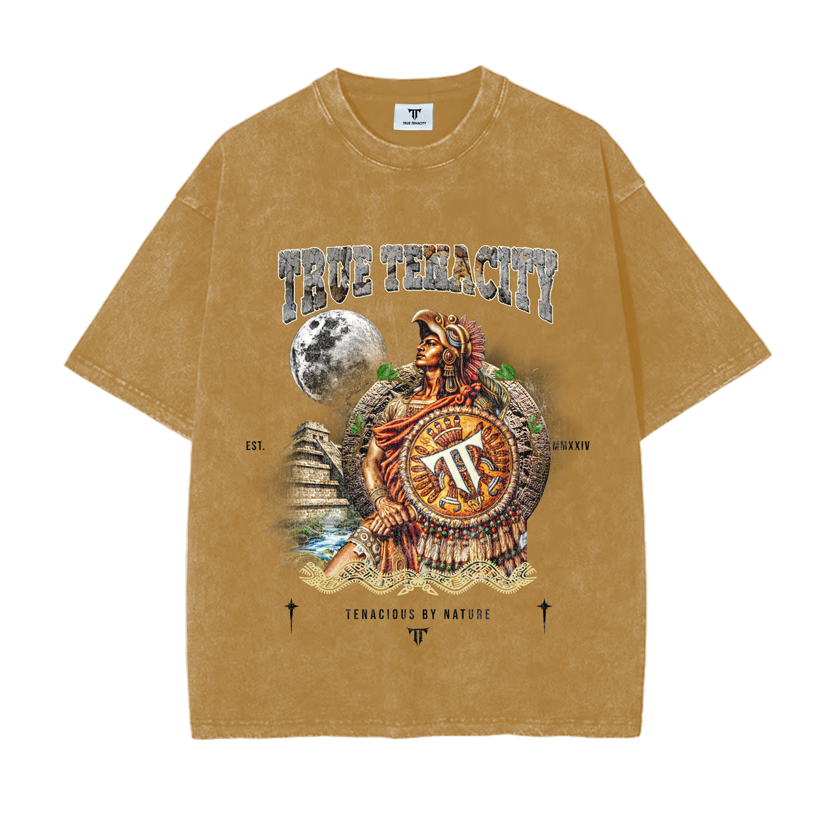 Aztec Warrior Graphic Tee Sandy
