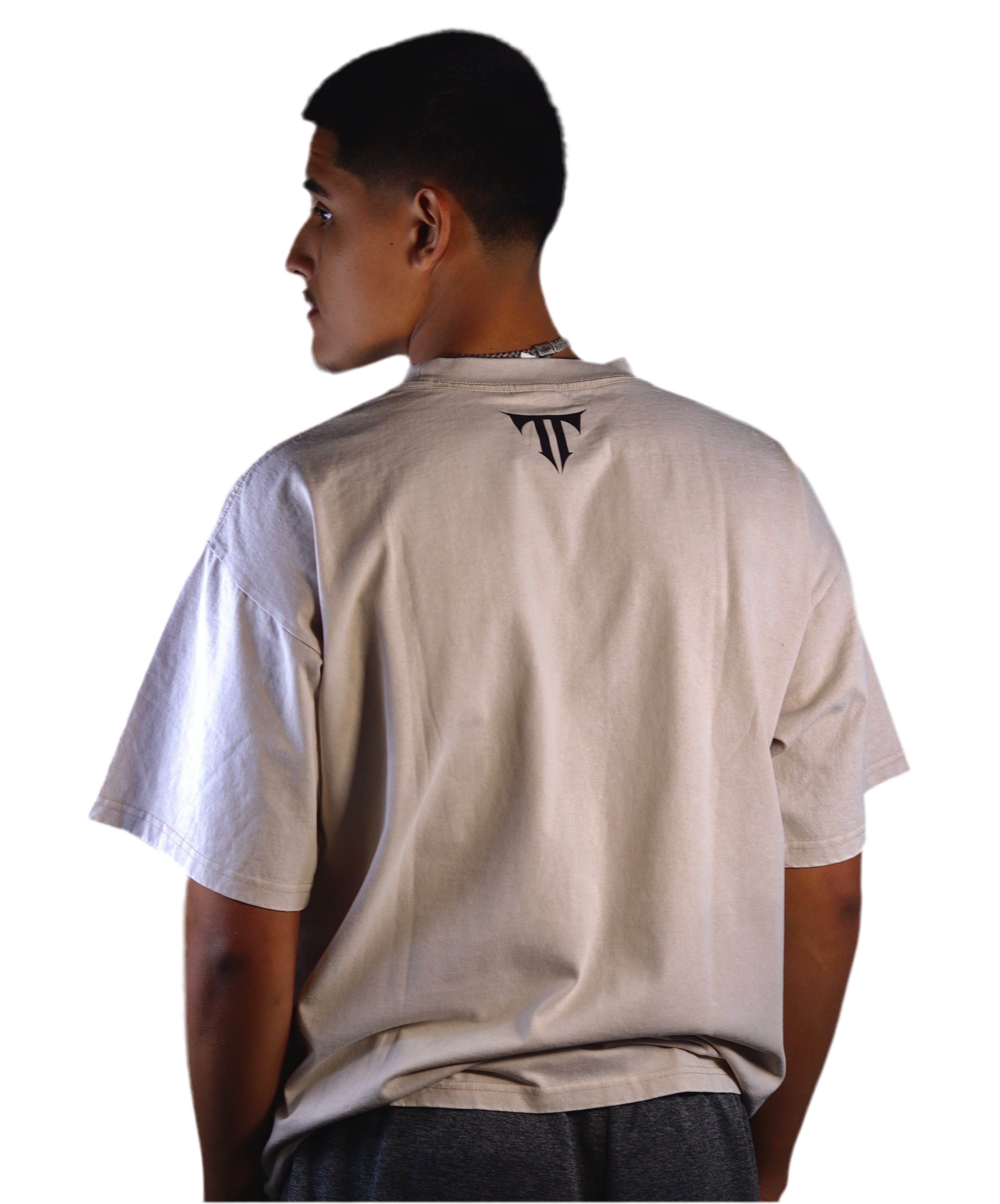 Cream Oversized Perseus Graphic Tee