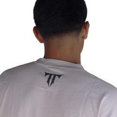 Cream Oversized Samurai Graphic Tee